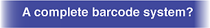 complete barcode systems